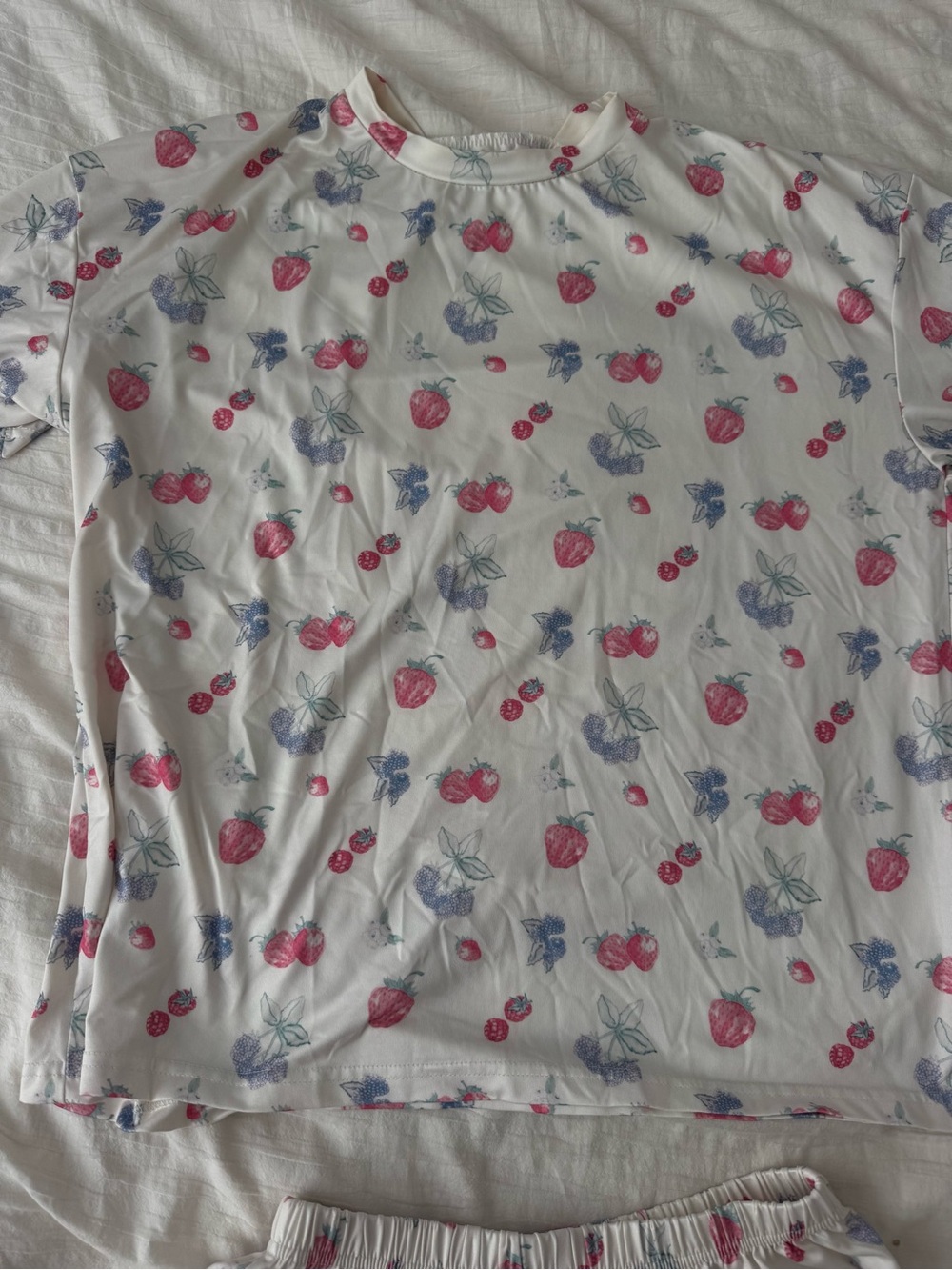 Djerf Avenue Inspired Women’s Berry Print Pajamas